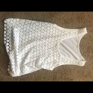 J CREW Eyelet Tank